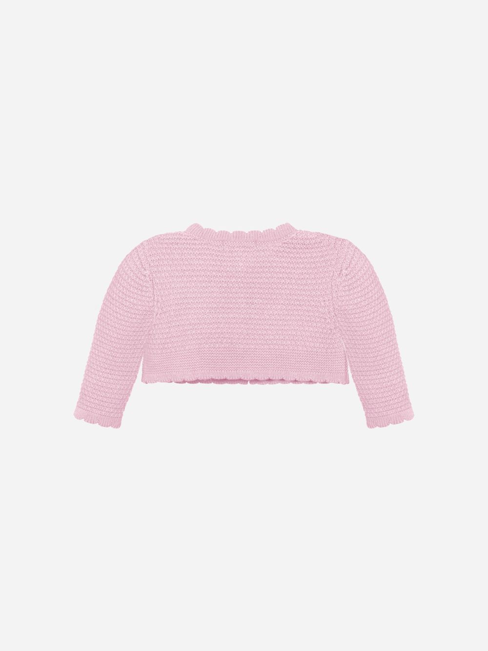 Girls coat in knit