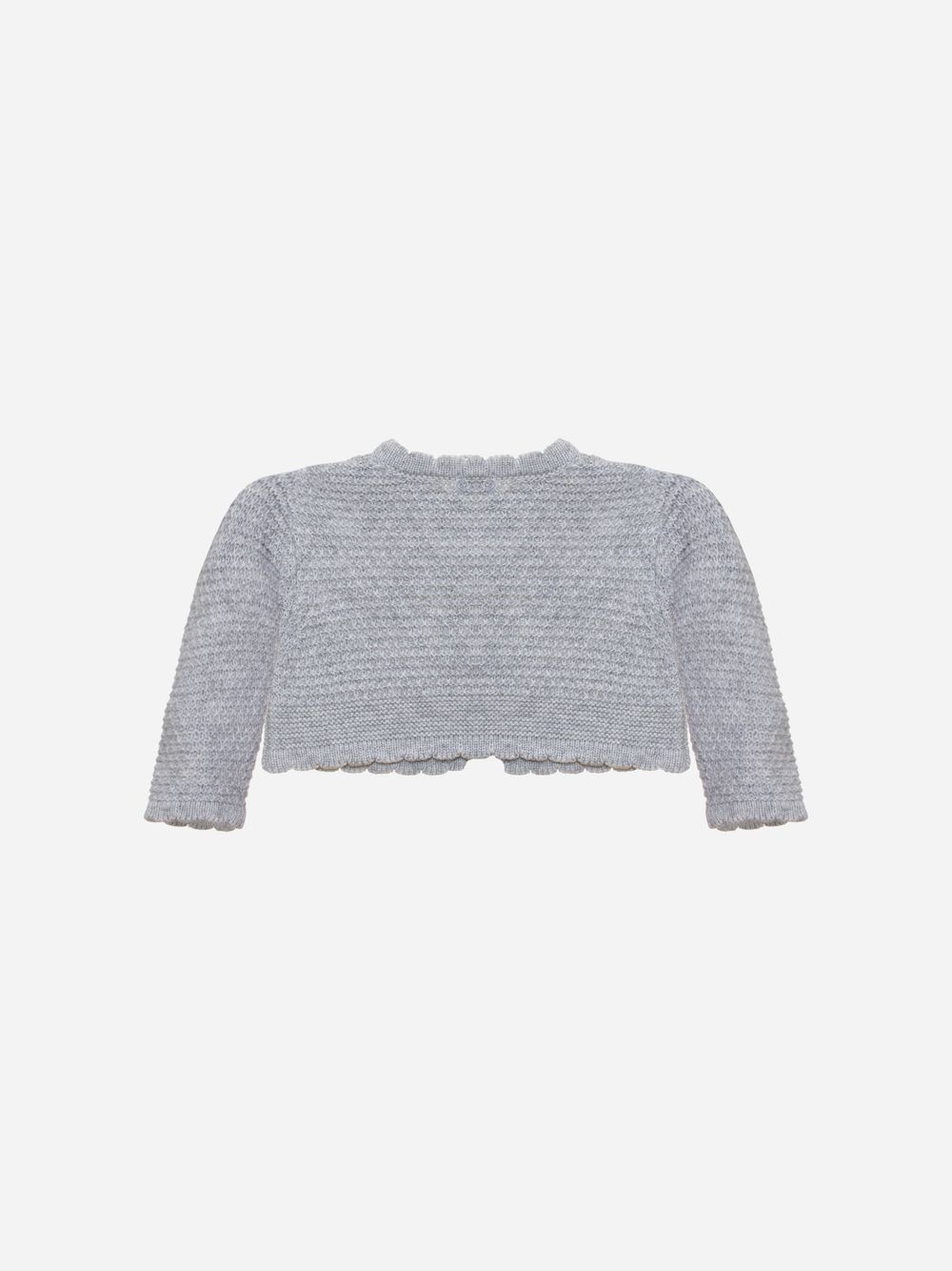 Girls coat in knit