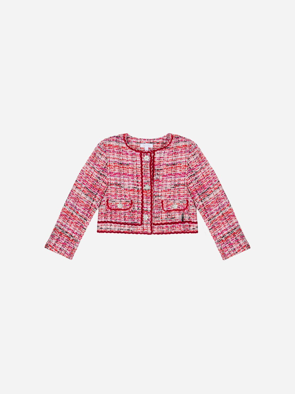 Red tweed jacket