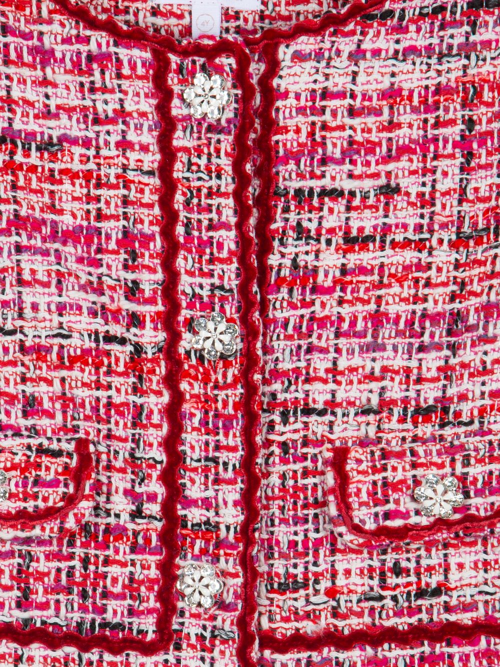 Red tweed jacket