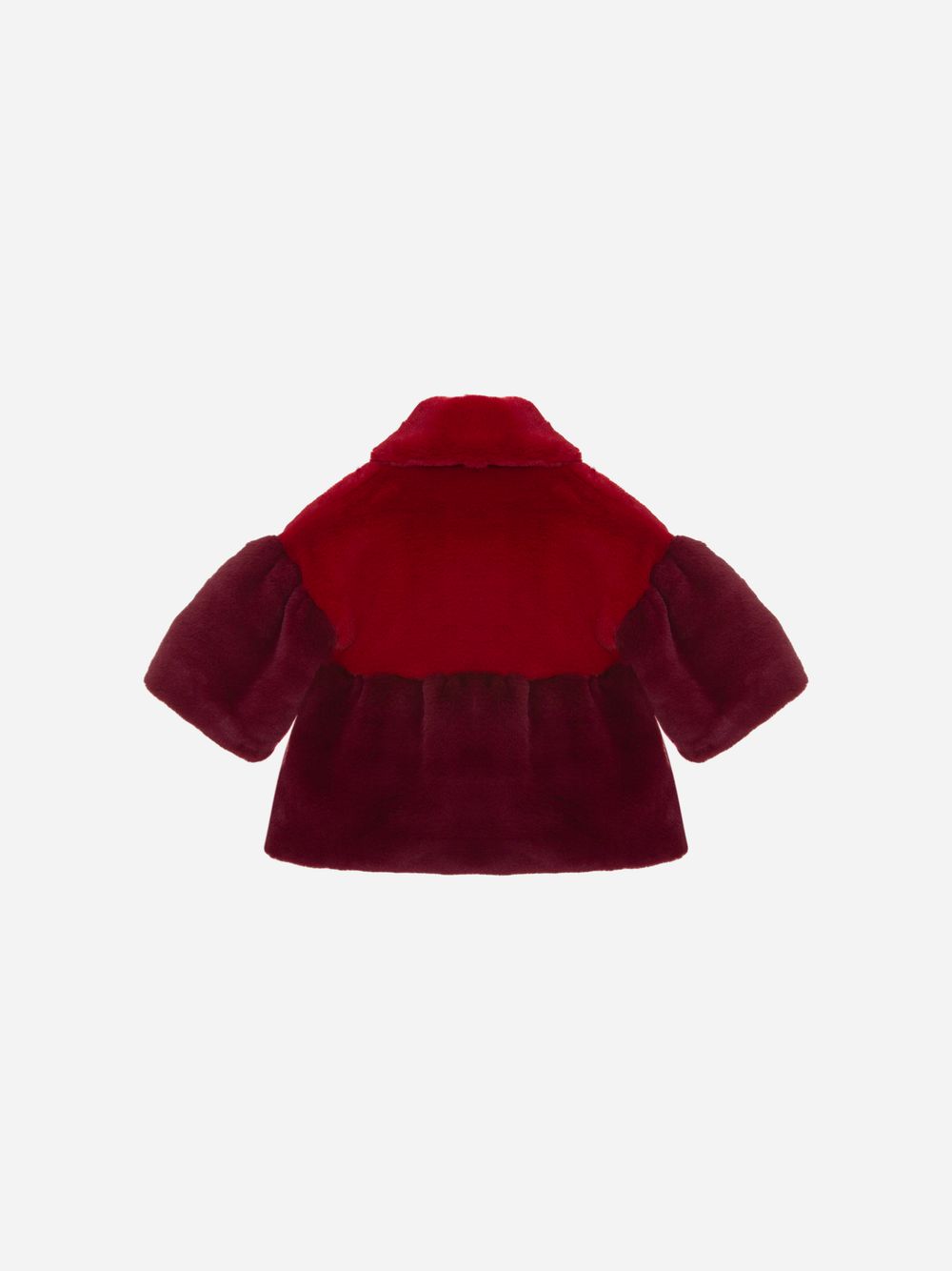 Red fur coat