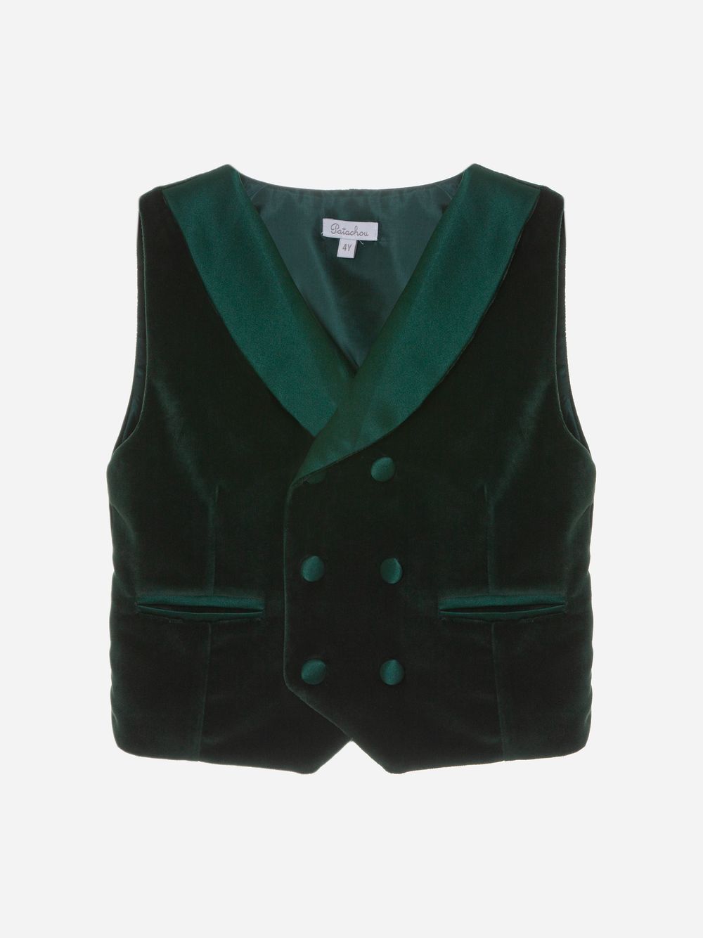 Dark Green velvet vest