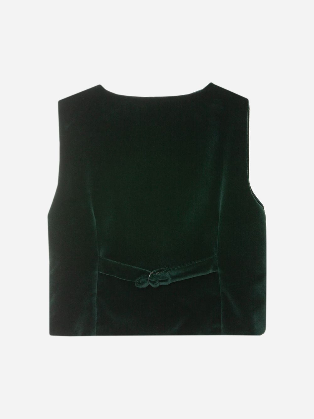 Dark Green velvet vest