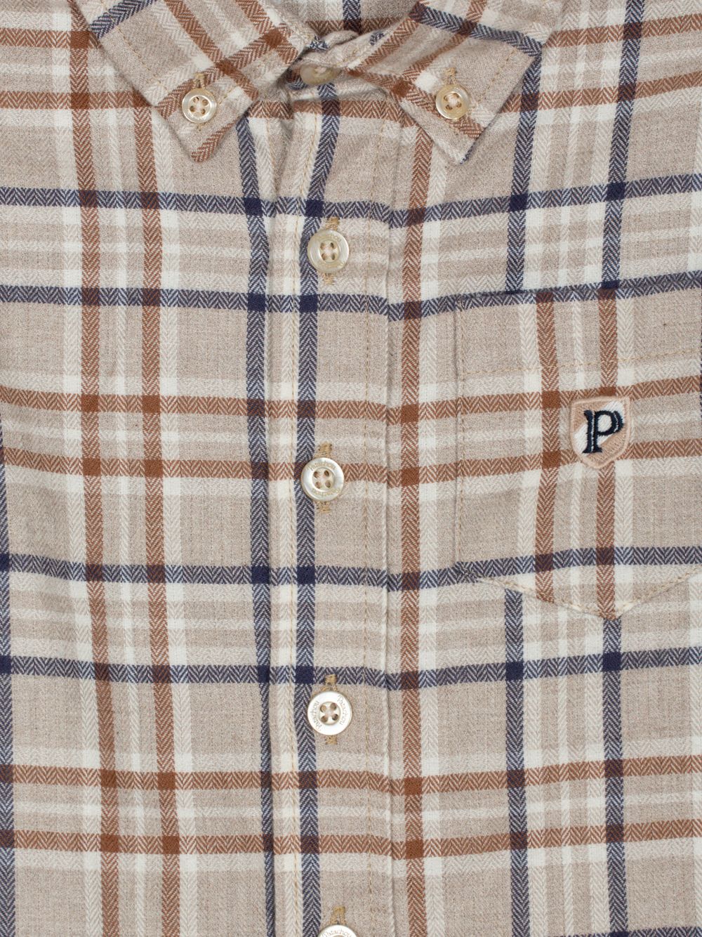 Camel flannel shirt