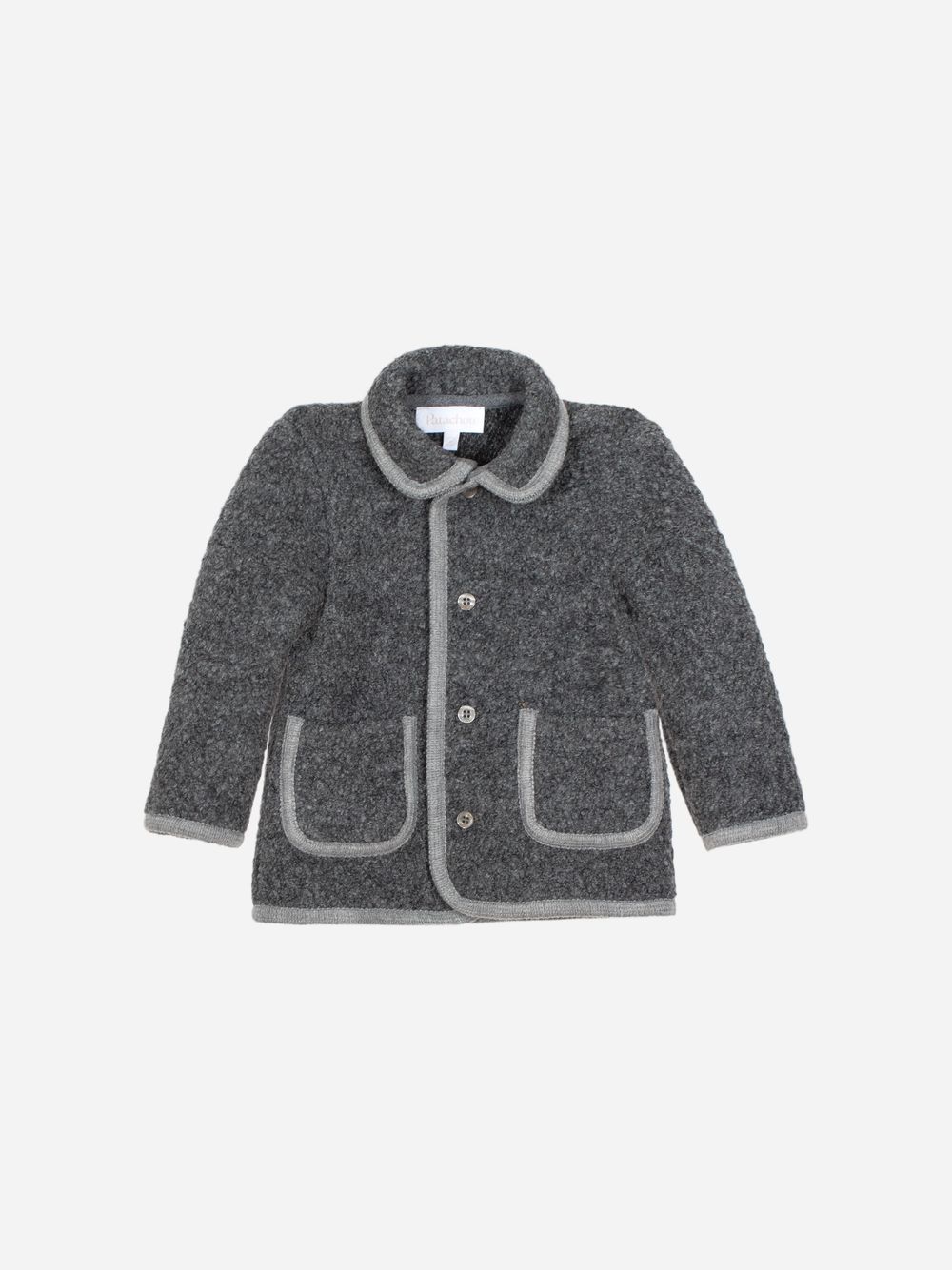 Grey bouclé jacket