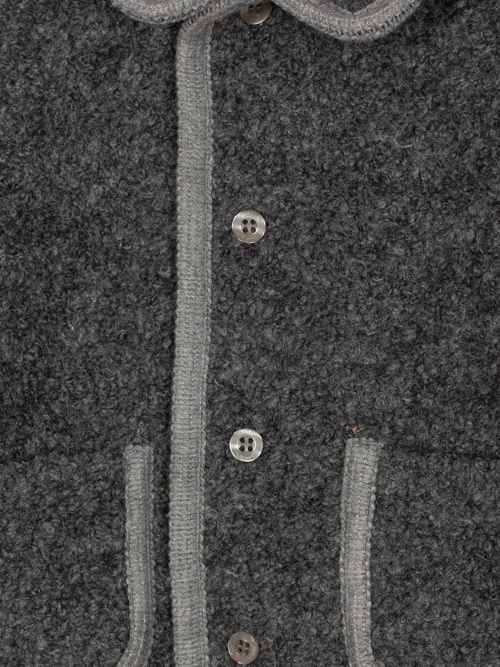 Grey bouclé jacket