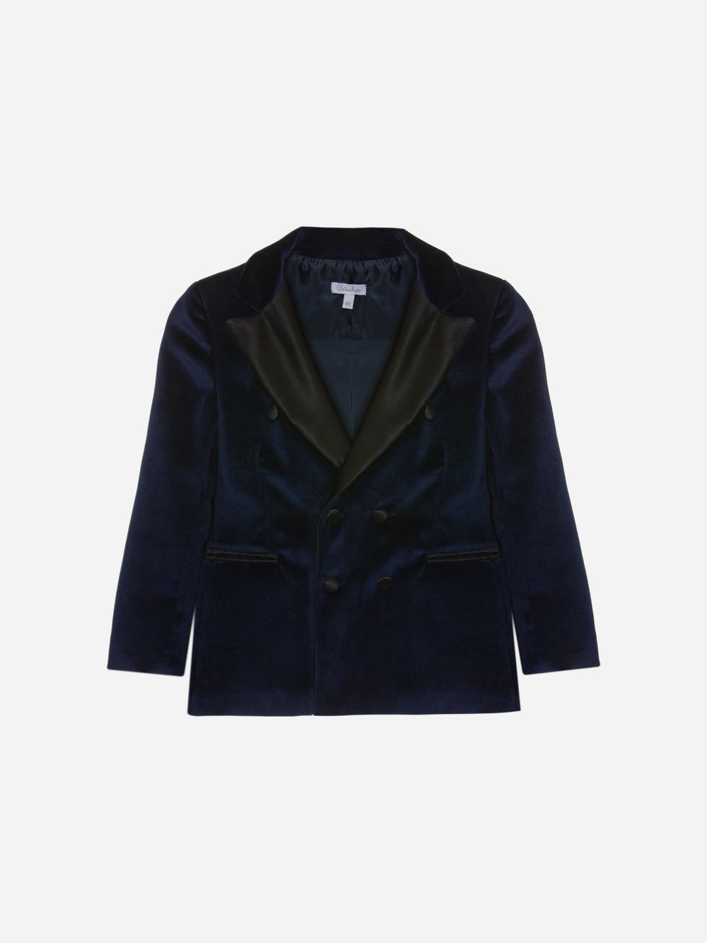 Navy Blue velvet party blazer