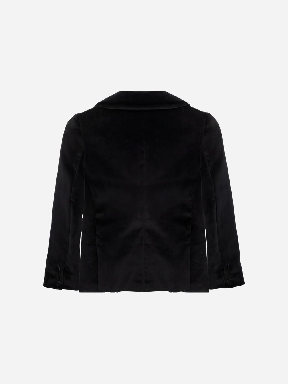 Black velvet party blazer