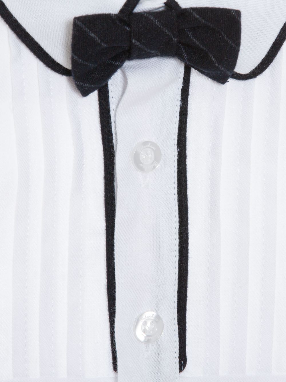 White and white viyella shirt