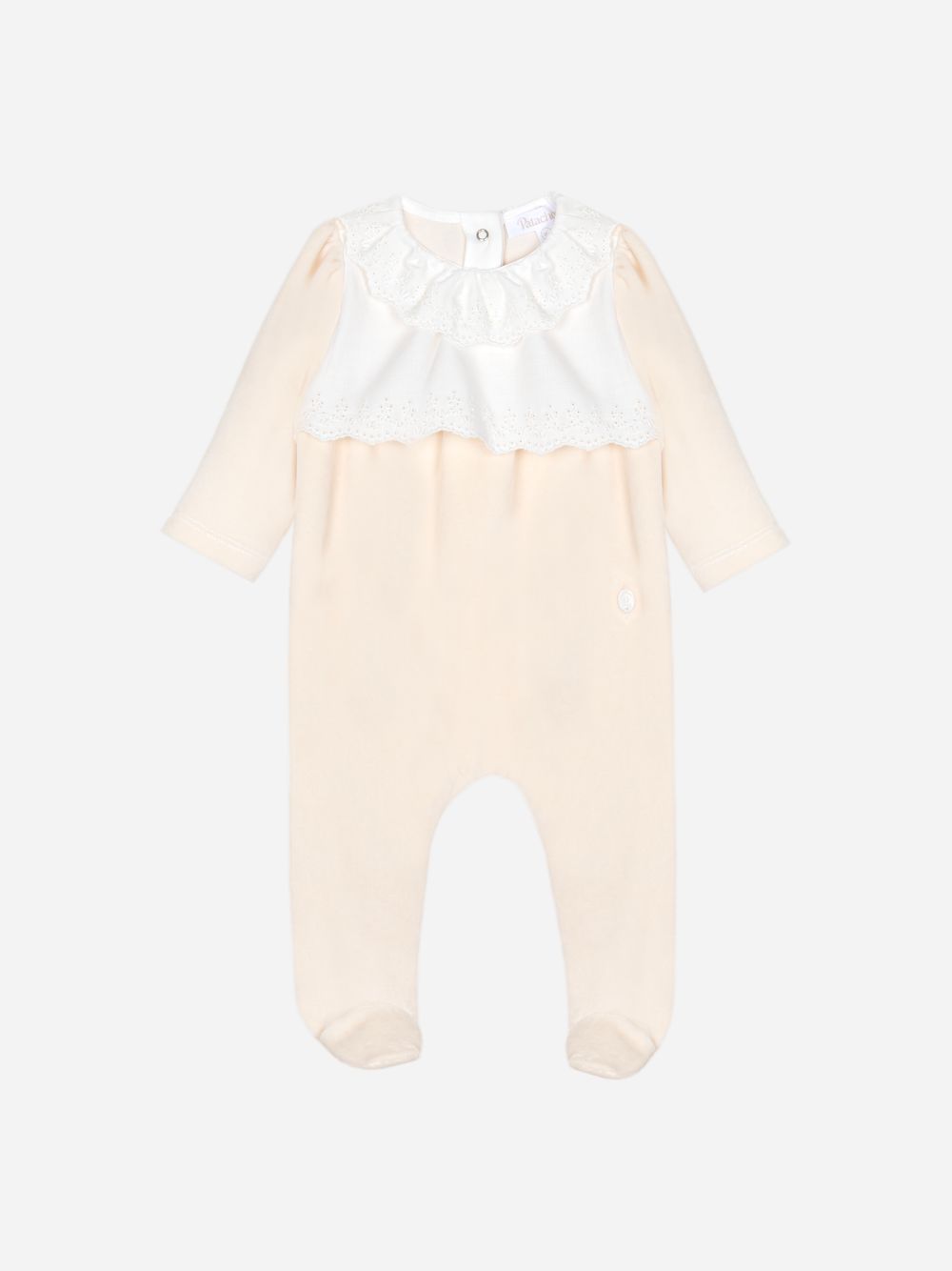 Babygrow with frilled collar