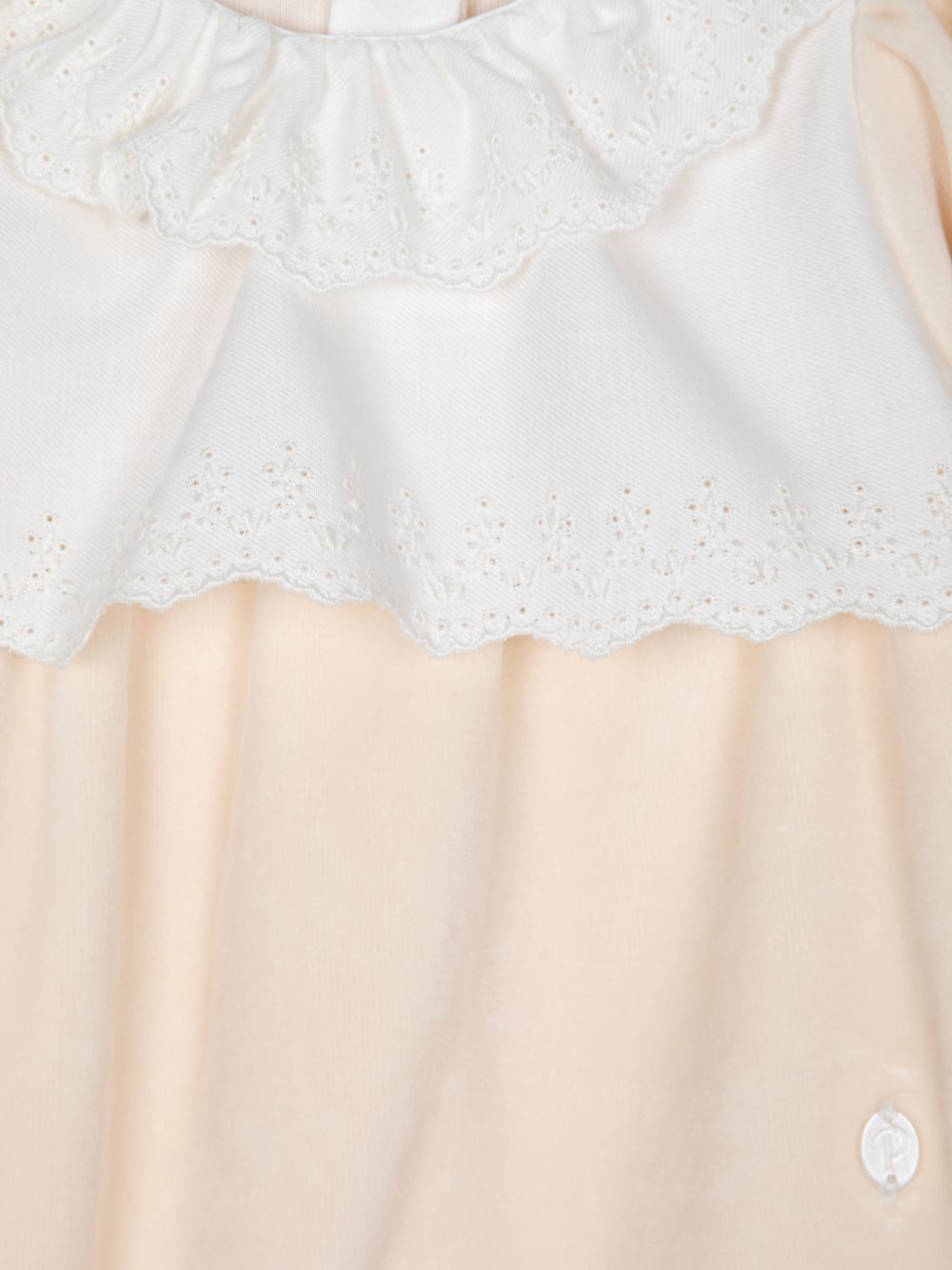 Babygrow with frilled collar