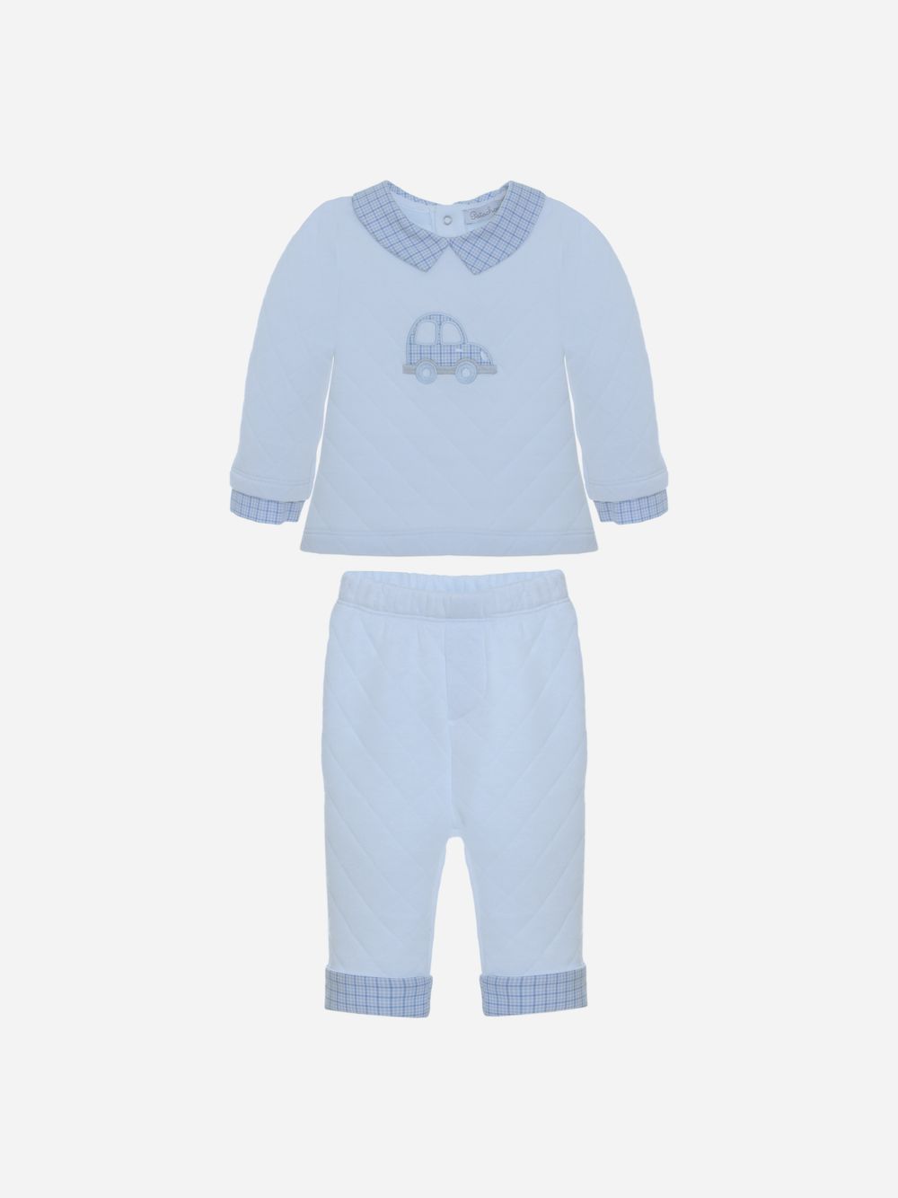 Light Blue double jersey car set