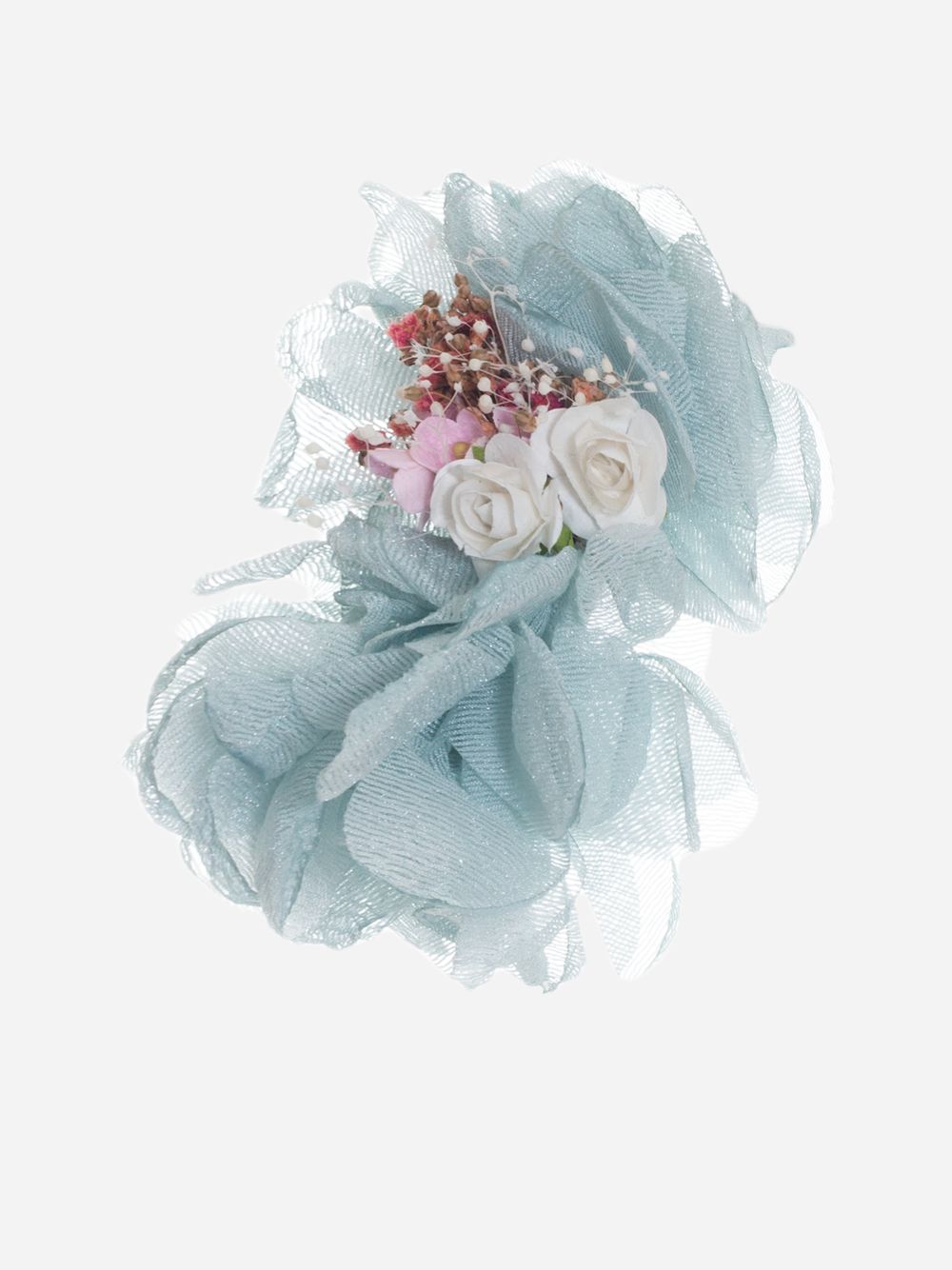 Water Green floral headband