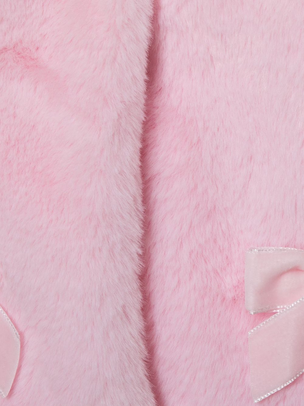 Pink fur vest