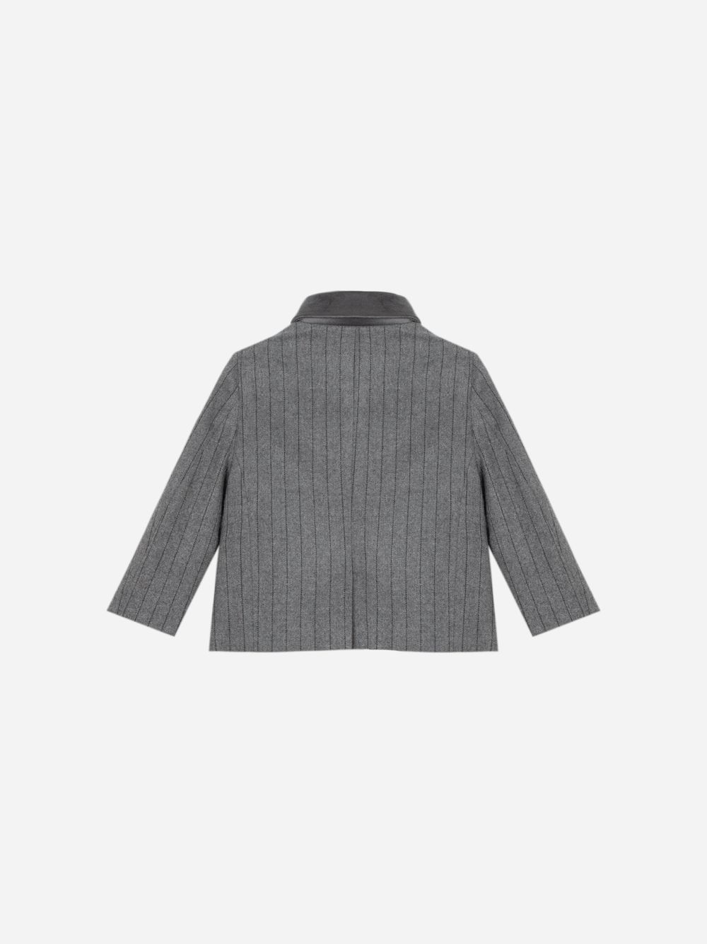 Dark Grey pinstripe blazer for boys