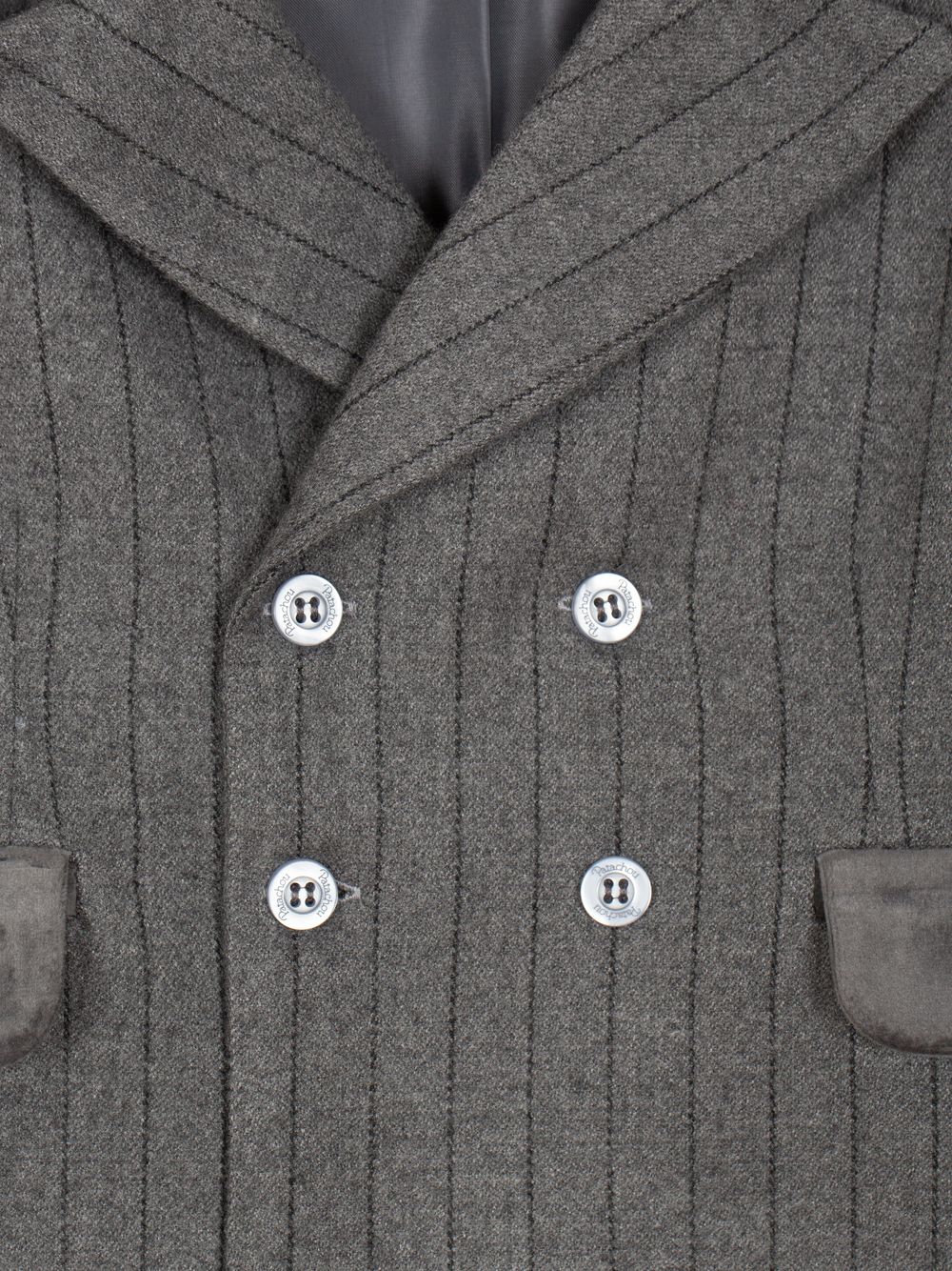 Dark Grey pinstripe blazer for boys