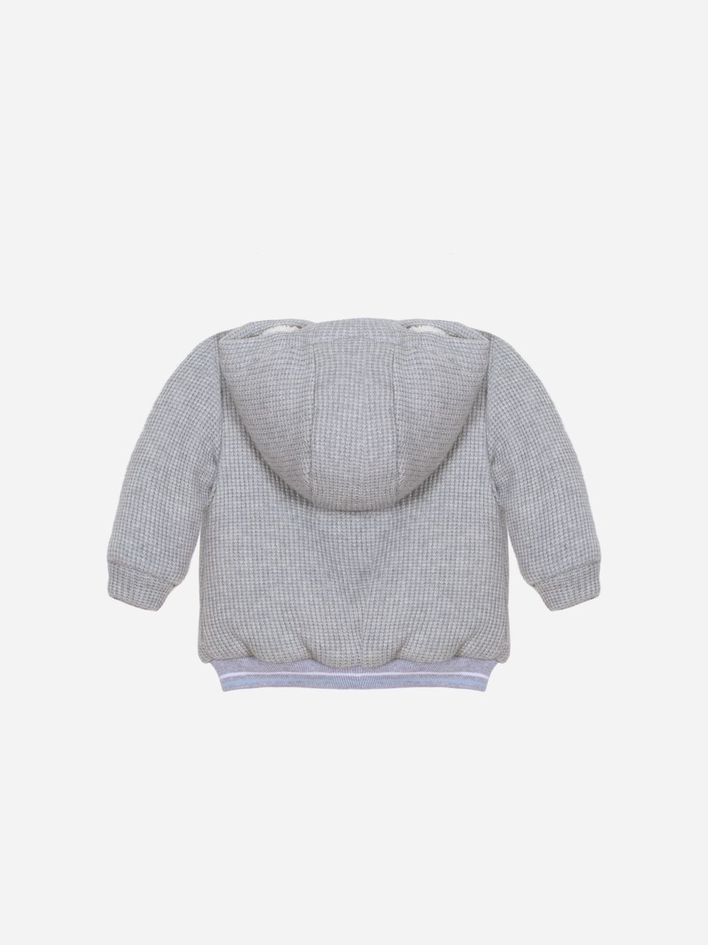 Waffle knit jacket