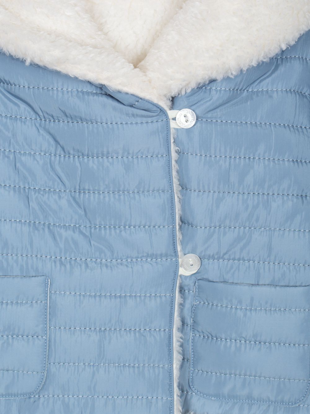 Light Blue raincoat with hood