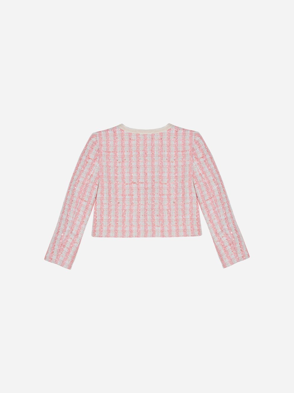 Pale pink tweed jacket