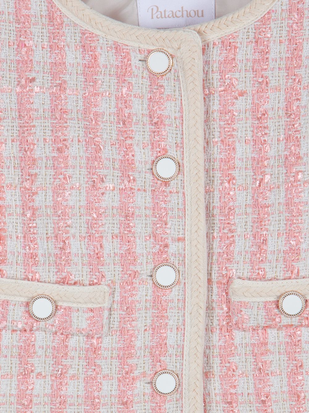 Pale pink tweed jacket