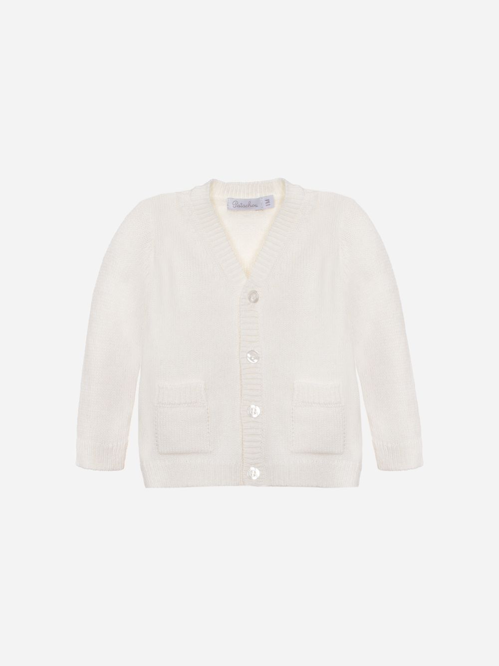 Boys coat in knit