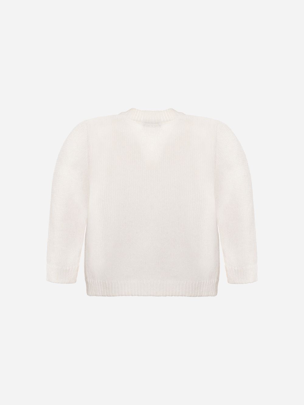 Boys coat in knit