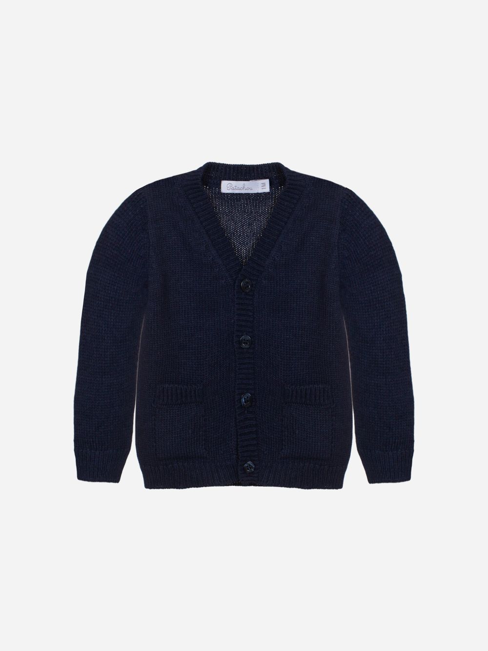 Boys coat in knit