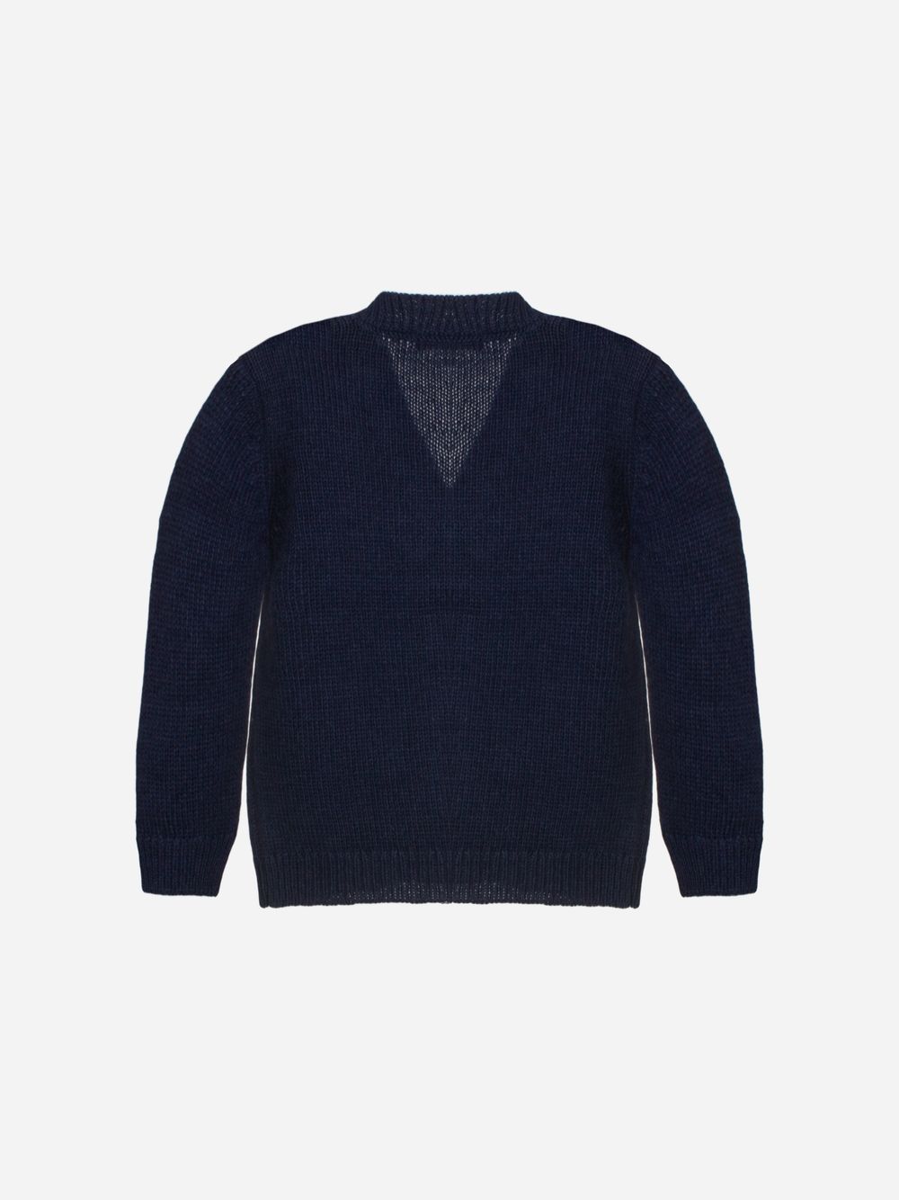 Boys coat in knit