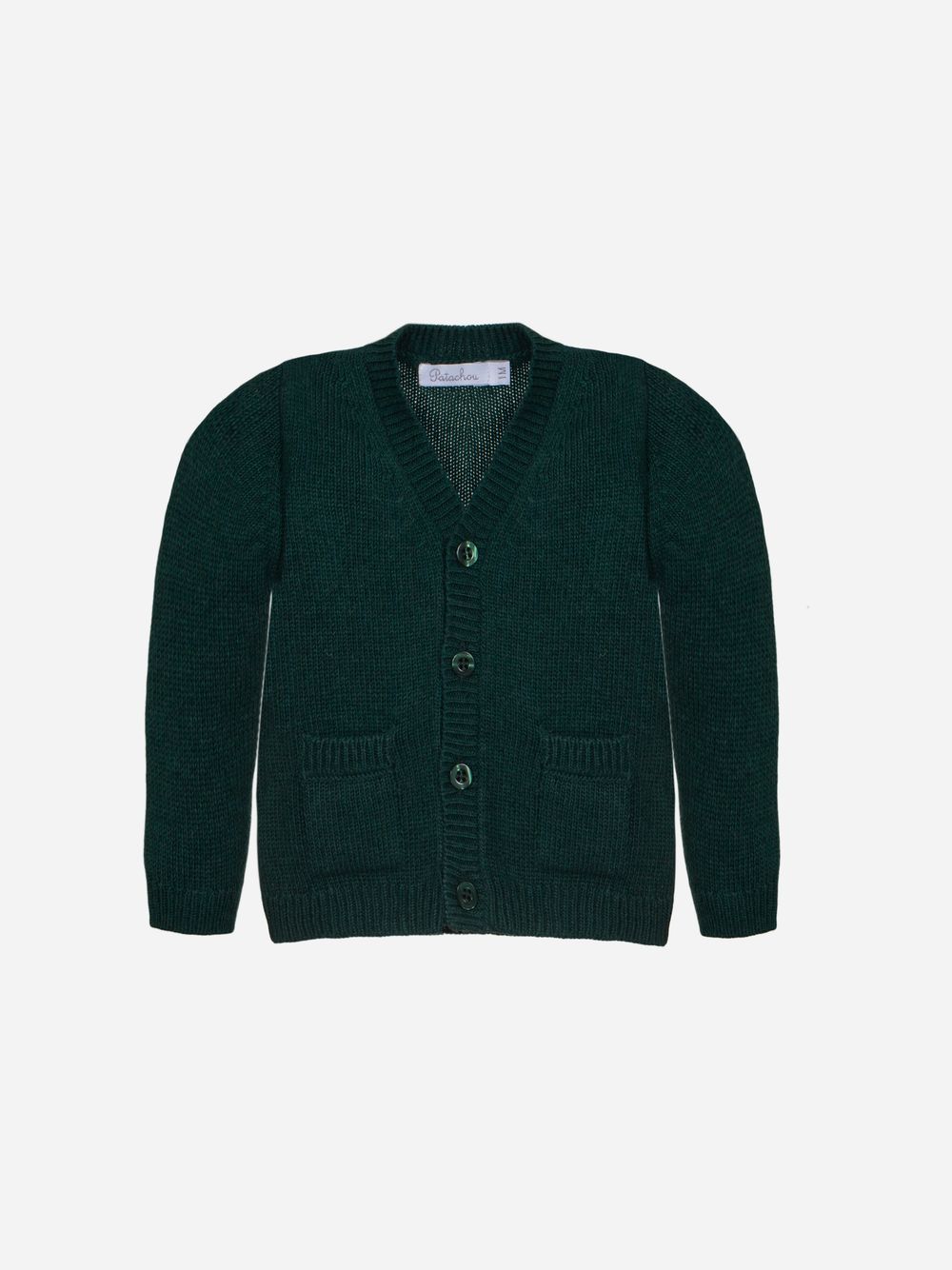 Boys coat in knit