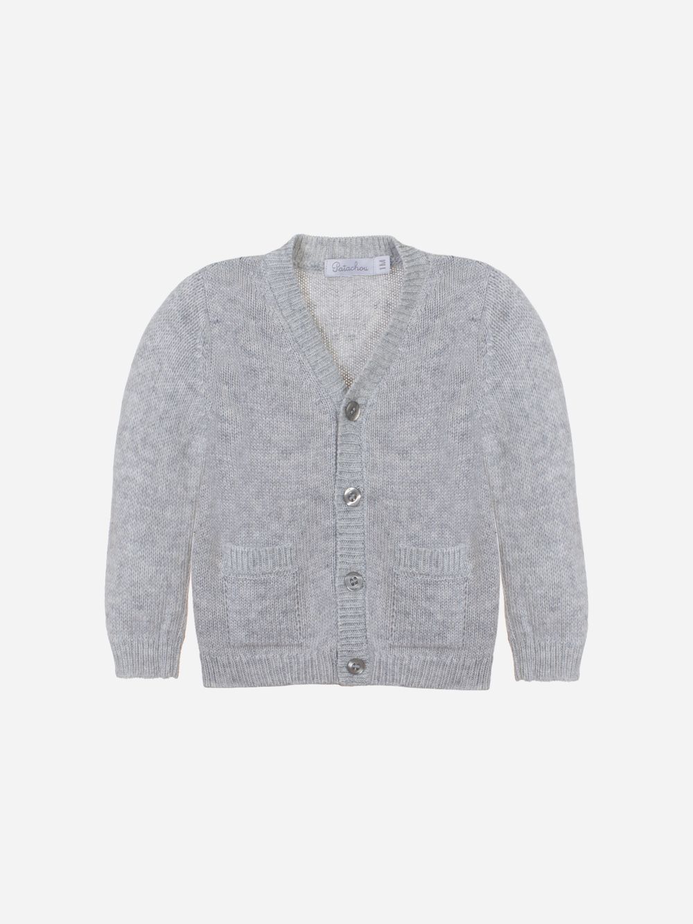 Boys coat in knit