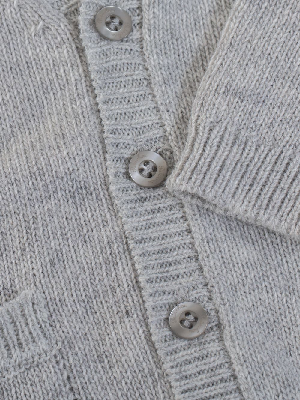 Boys coat in knit