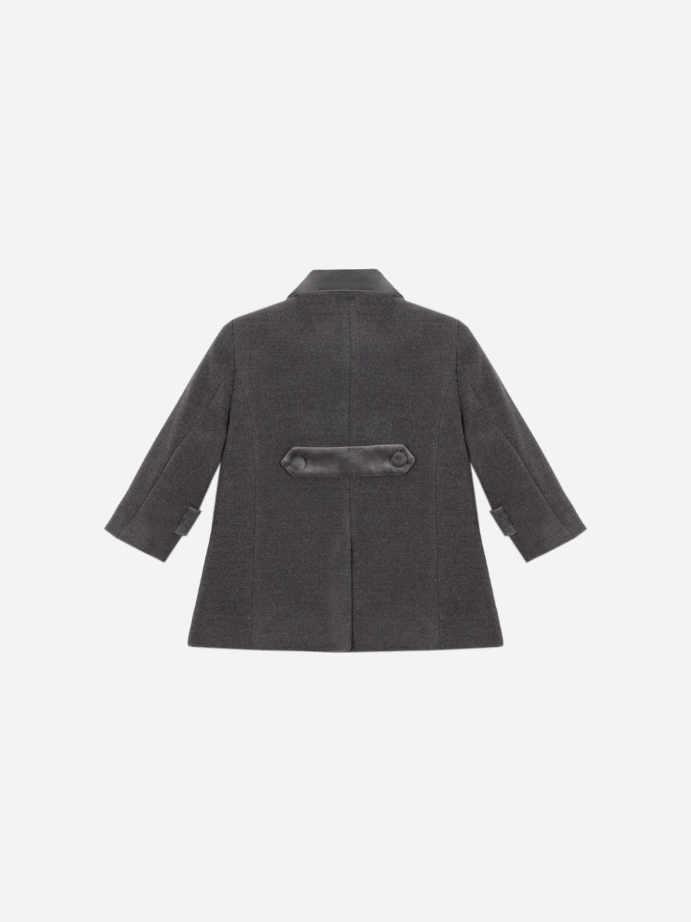 Grey mouflon and velvet coat