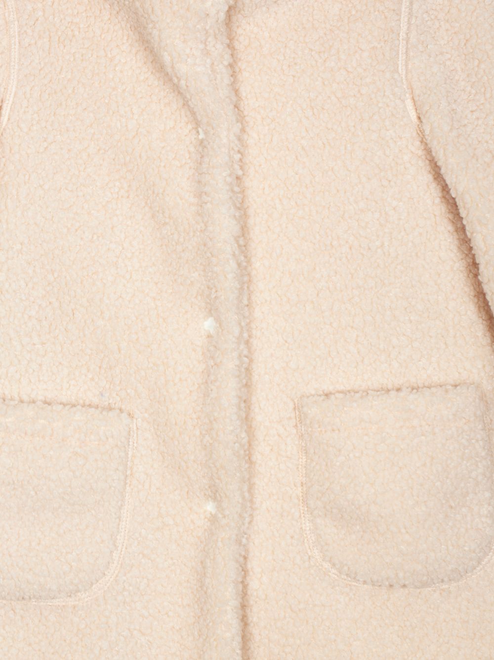 Beige bouclé coat