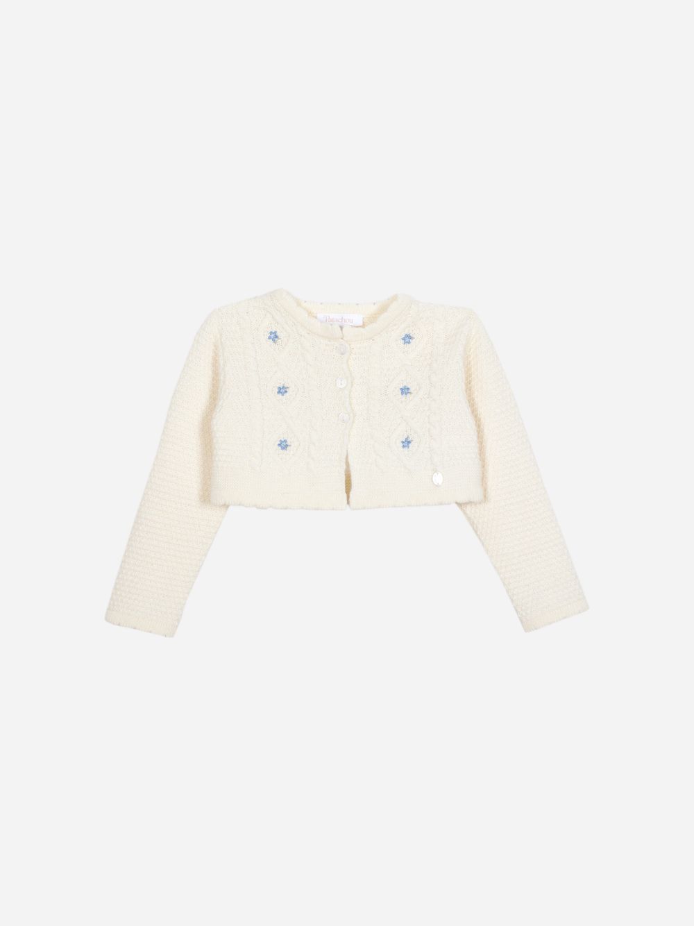 Ecru knit cardy