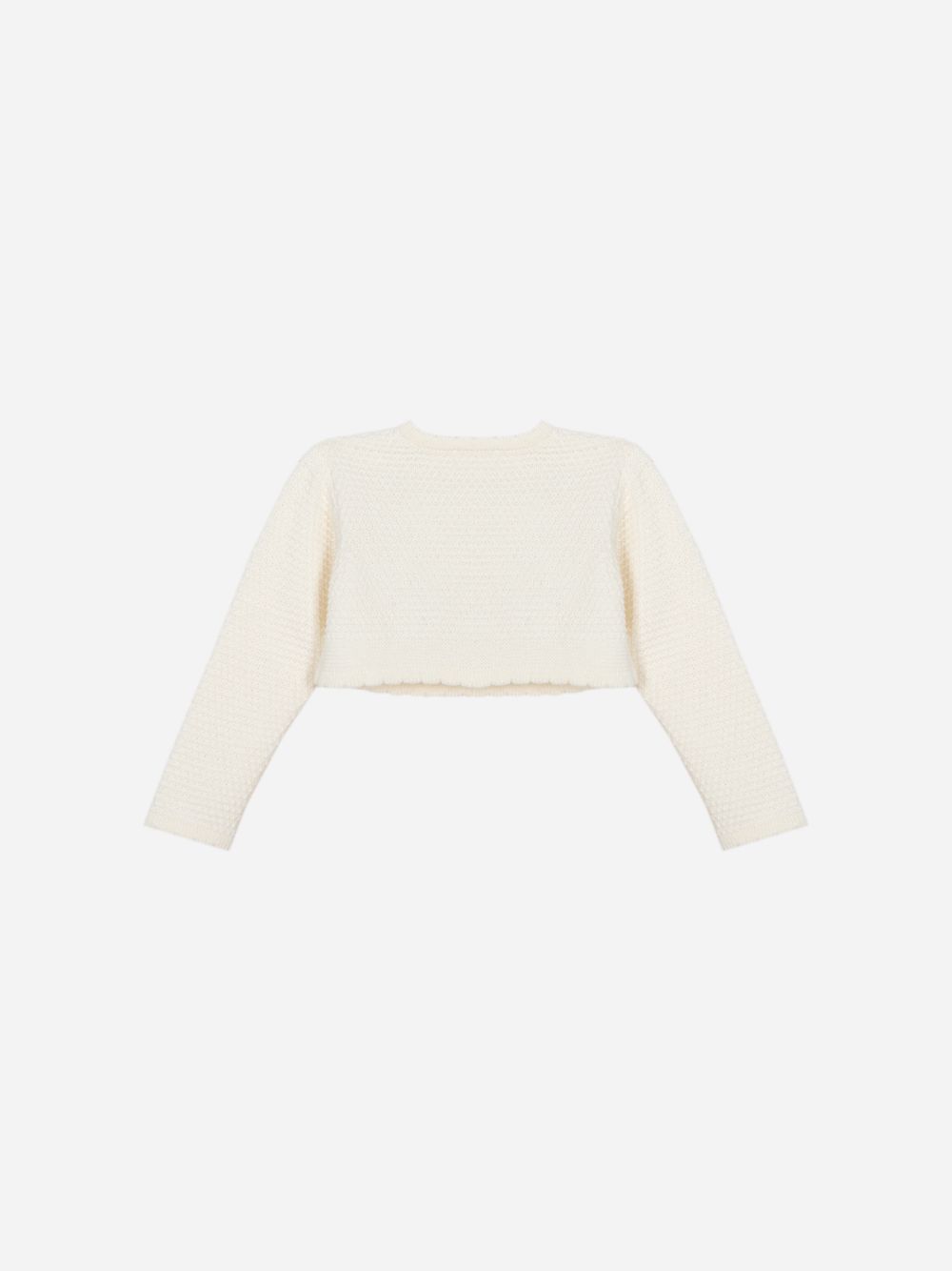 Ecru knit cardy