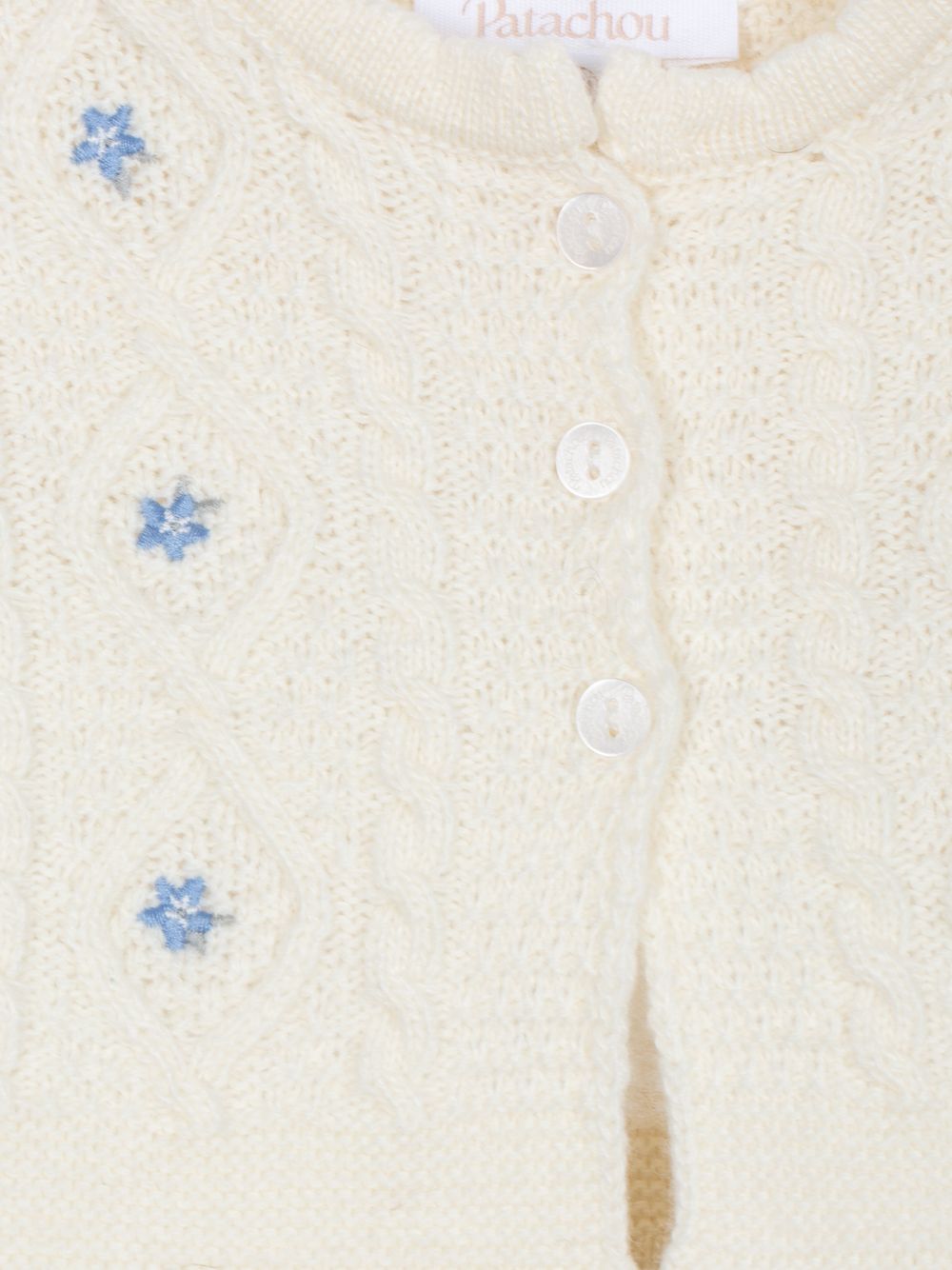 Ecru knit cardy