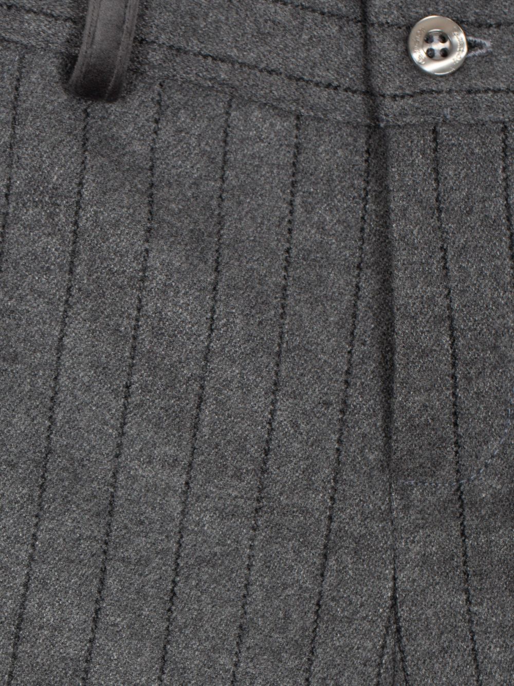 Grey pinstripes shorts