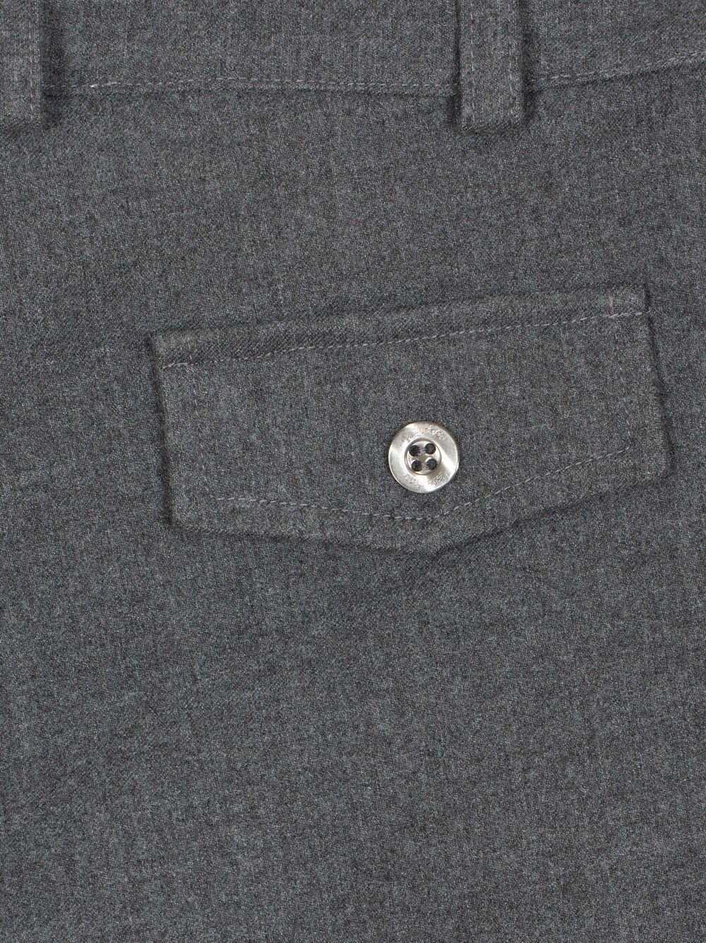 Grey straight leg trousers