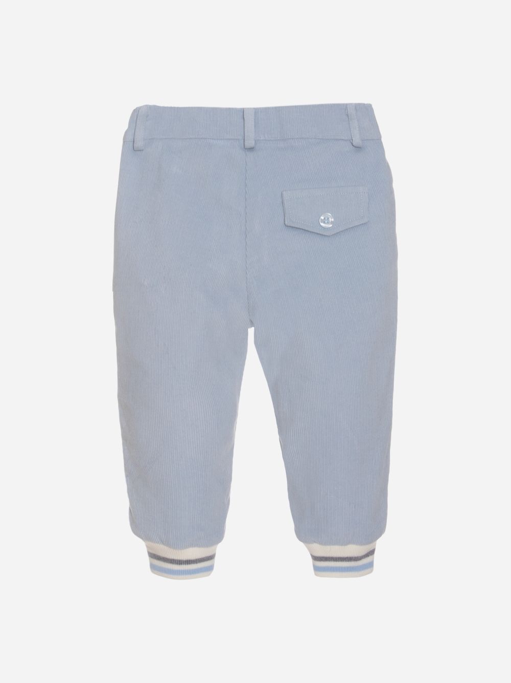Sporty light blue corduroy pants