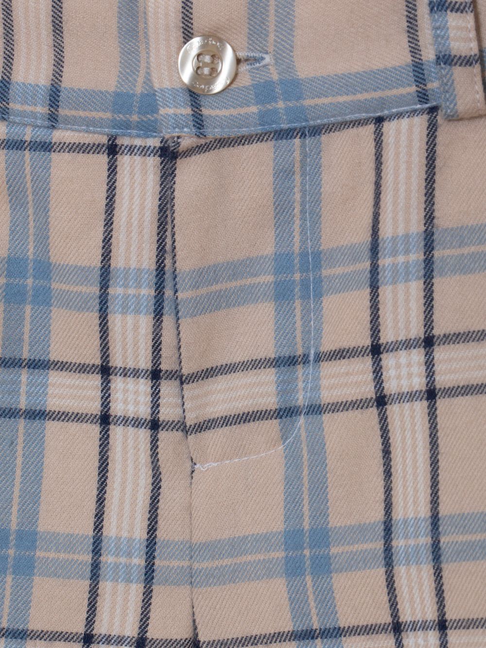 Beige flannel pants