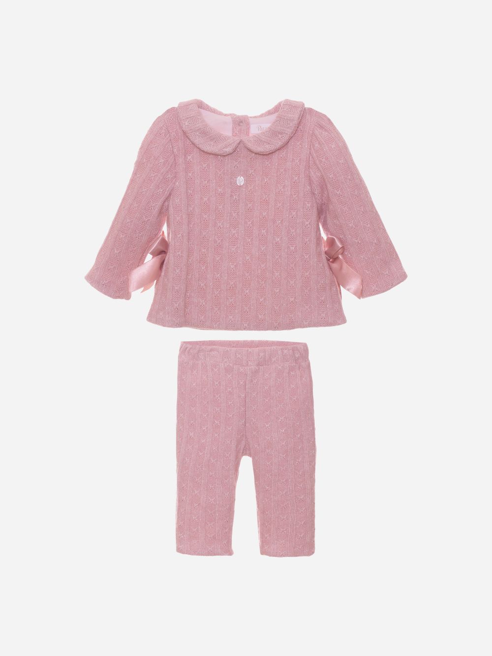Pink knit set