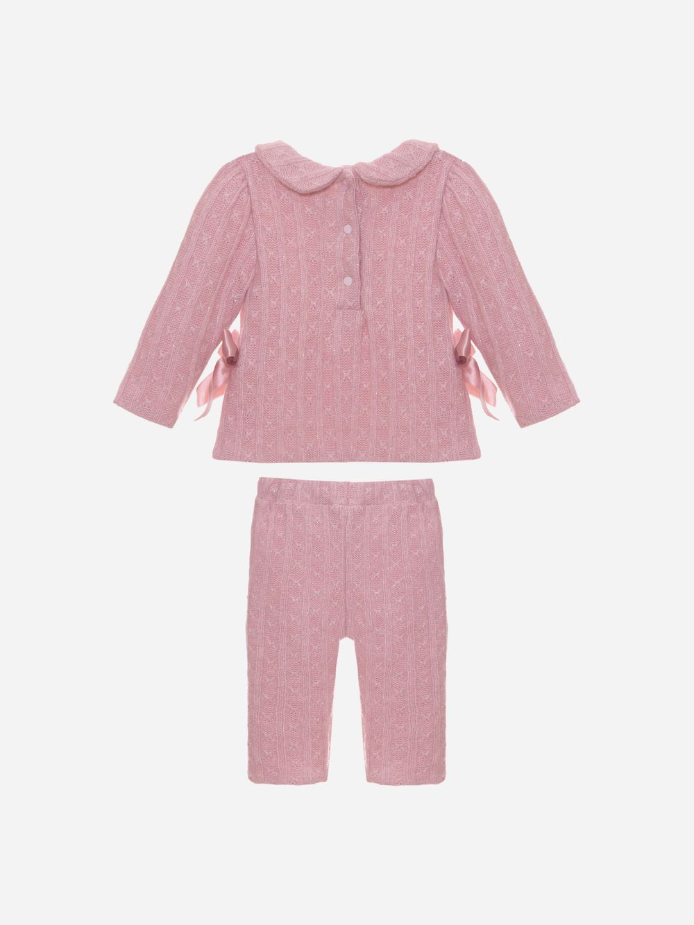 Pink knit set