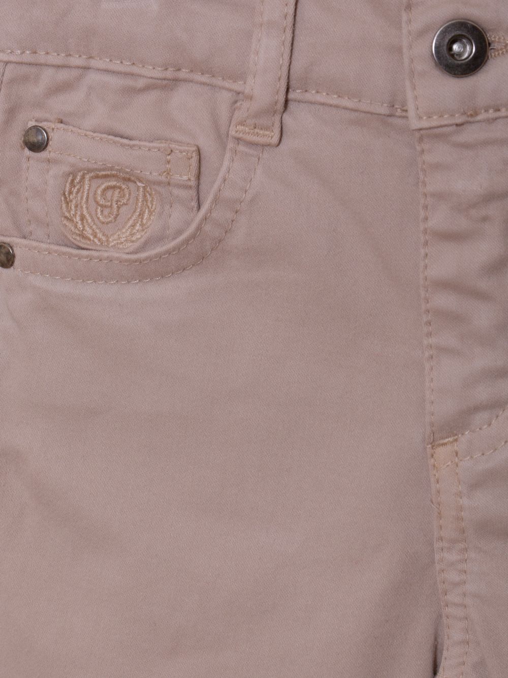Beige twill pants