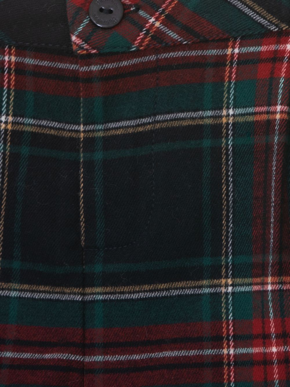 Navy Check Flannel Shorts