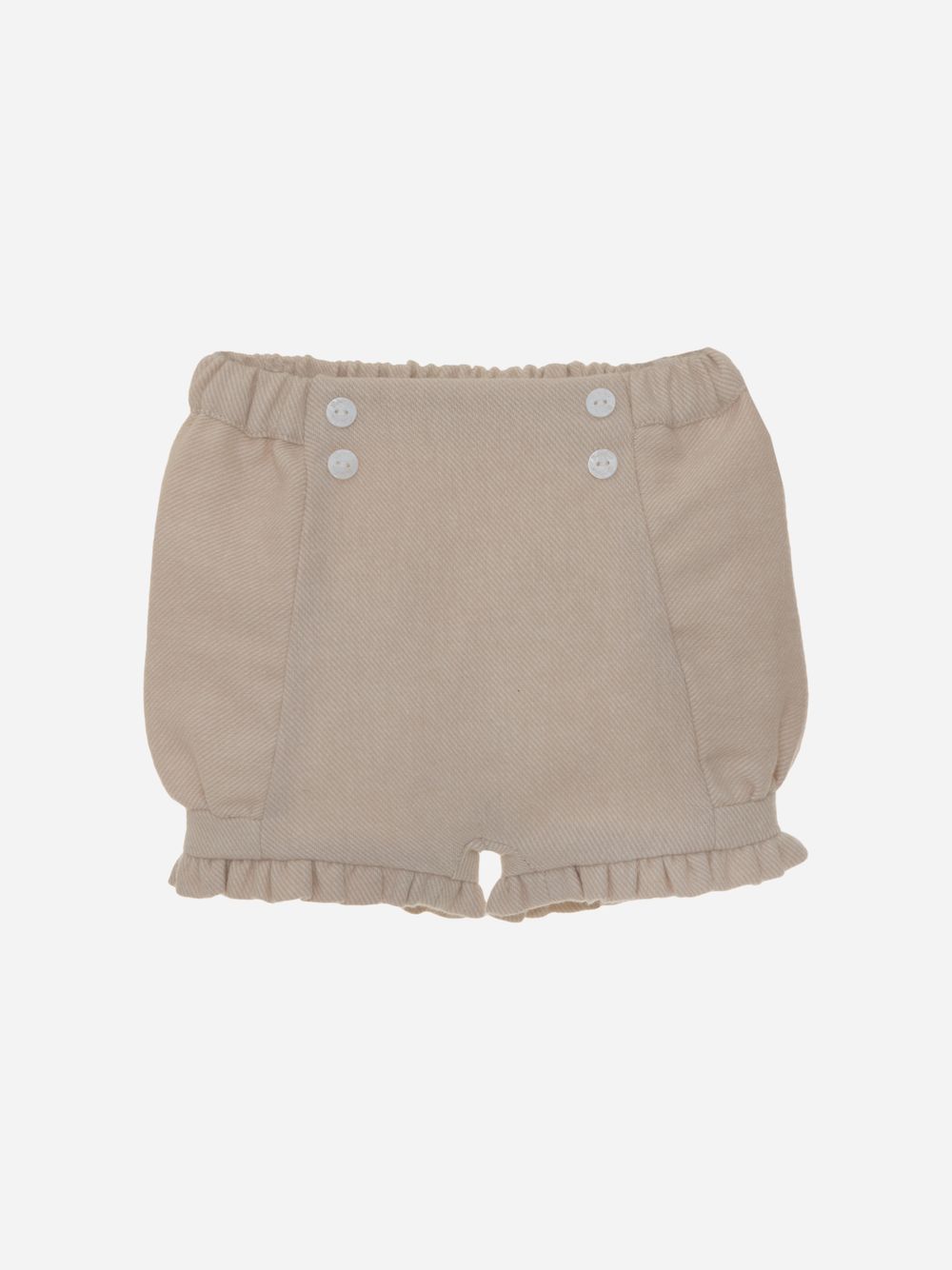 Beige Viyella Shorts 
