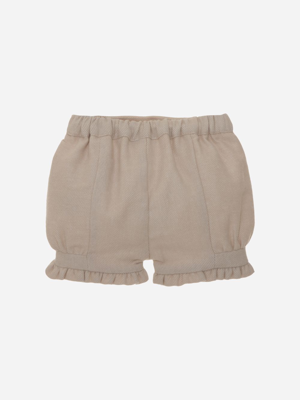 Beige Viyella Shorts 