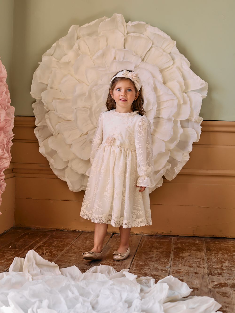 Chiffon flower headband