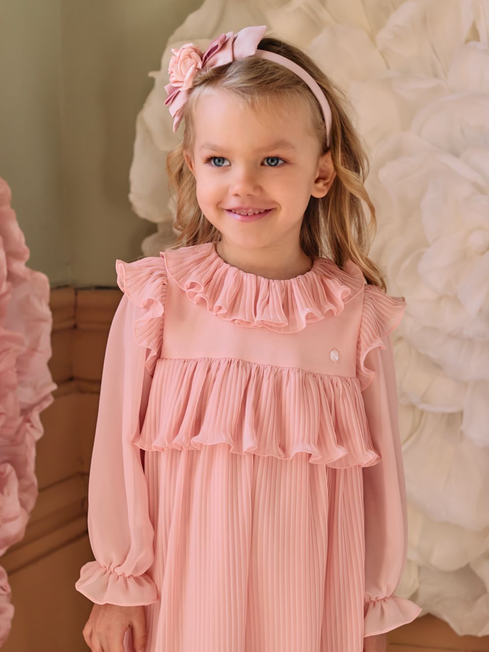 Chiffon flower headband