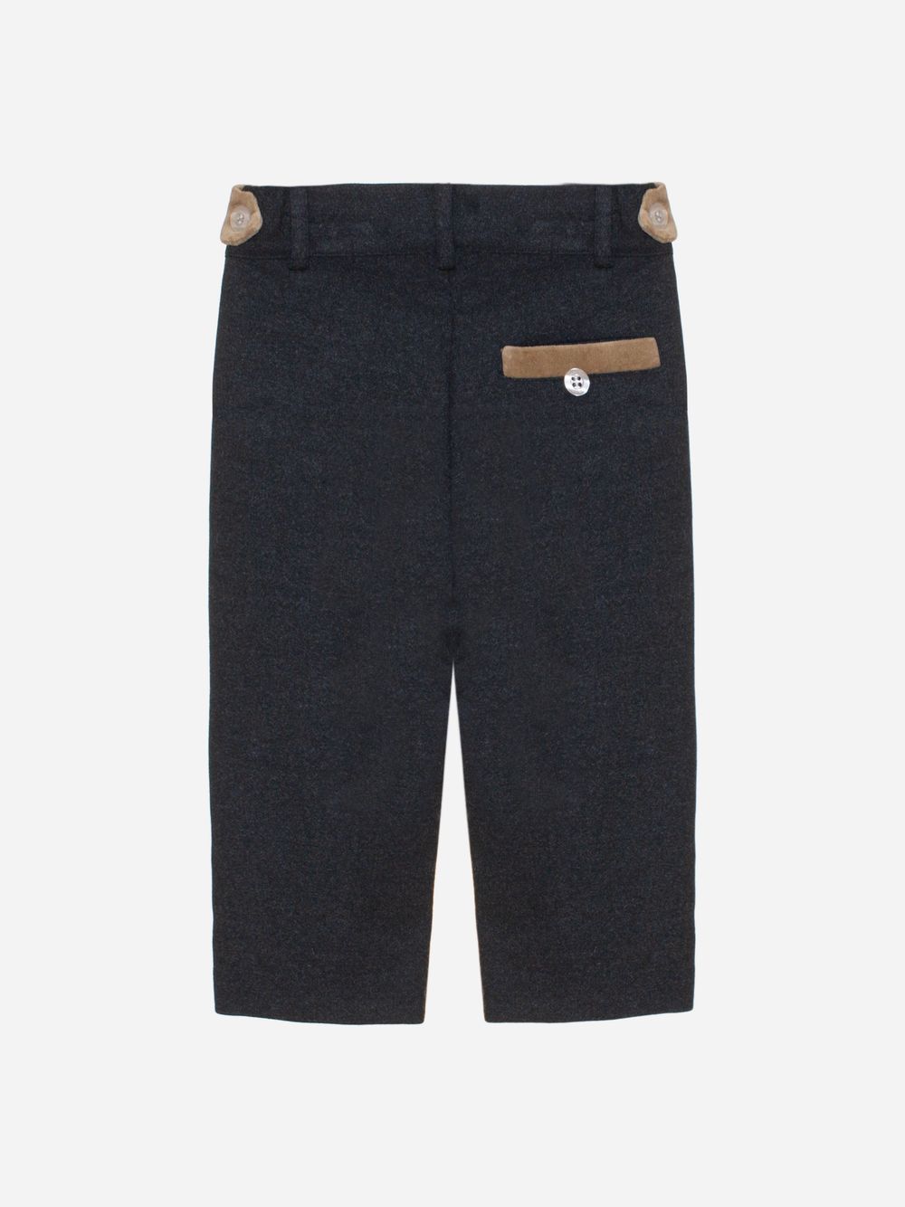 Dark melange grey pants