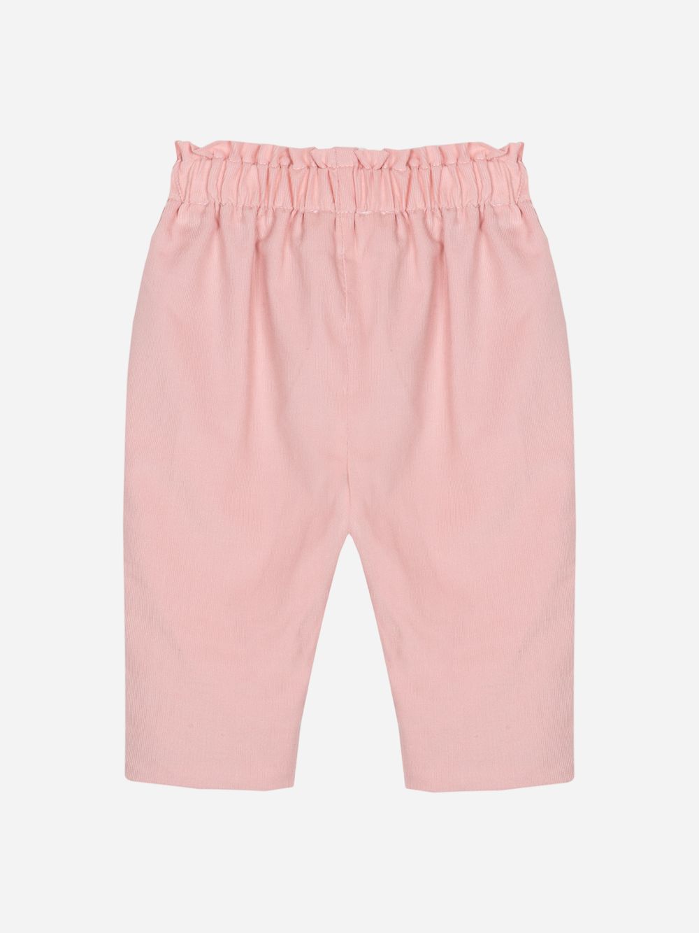 Dusty pink micro-corduroy pants